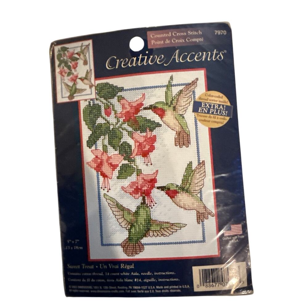 Creative Accents #7970 Sweet Treat 5"x7" Cross Stitch